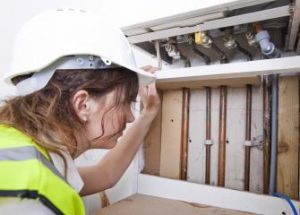 female-plumber-photo San Leandro plumber near me